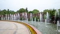 Plaza at entrance of South Lake scenic area in Jiaxing, China