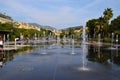 Fountains at Promenade Du Paillon, Nice France