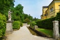 Fountains in Public Gardens of Hellbrunn Palace in Salzburg