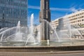 Fountains at Sergels square, Stockholm Royalty Free Stock Photo