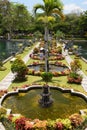 Fountains of Tirta Gangga water palace. Karangasem Regency. Bali. Indonesia Royalty Free Stock Photo