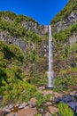 25 fountains, waterfall, walk on the levadas in Madeira Royalty Free Stock Photo