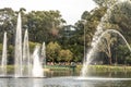 Fountais in Ibirapuera Park