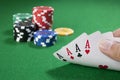 Four Aces Royalty Free Stock Photo