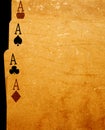 Four aces Royalty Free Stock Photo