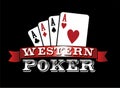 Four Aces. Poker icon