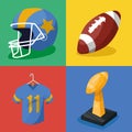 four american football icons