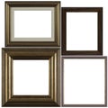 Four antique picture frames