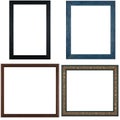 Four antique picture frames