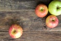 Four Apples On a Table