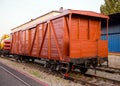 The four-axle covered freight car of 1947