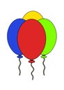 Four Balloons