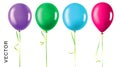 Four balloons