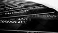 Four Banking Credit Cards in Black Edition