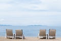 Four Beach Chairs