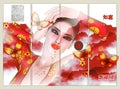 The Four Beauties of China. The most beautiful women of Chinese History and Mythology