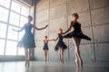 Four beautiful ballerinas Royalty Free Stock Photo