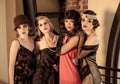 Four Beautiful Vintage Women