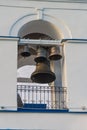 Four bells on tower of church