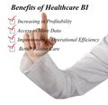Benefits of Healthcare BI Royalty Free Stock Photo