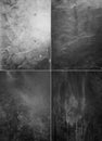 Collection abstract black and white textures Royalty Free Stock Photo