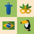 four brazilian items