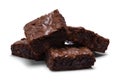 Four Brownies Royalty Free Stock Photo