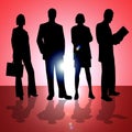 Four business people Royalty Free Stock Photo