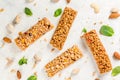 Four cereal granola bars