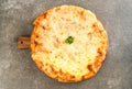 four cheese pizza Royalty Free Stock Photo