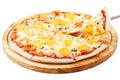 Four Cheese Pizza, Mozzarella Cheese Dorblu, Cheddar Cheese, Parmesan Cheese