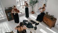 Four Classical Musicians Giving A Concert Inside Spacy And Well-furnished Room