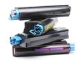 Four color laser printer toner cartridges