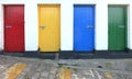 Four Colored Doors