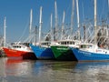 Shrimp boats in Venice, Louisiana