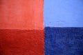 Four colors wall abstract Royalty Free Stock Photo