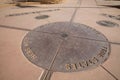 FOUR CORNERS MONUMENT Royalty Free Stock Photo