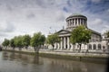 Four Courts Building on the river Liffey in Dublin Ireland Royalty Free Stock Photo