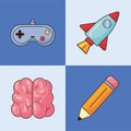 four creative icons