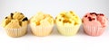 Four Cups Cake Royalty Free Stock Photo