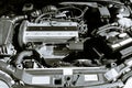 Four cylinder car engine Royalty Free Stock Photo
