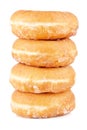 Four delicious donuts Royalty Free Stock Photo