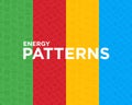 Four different energy seamless pattern