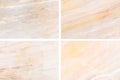 Four different marble texture. Royalty Free Stock Photo