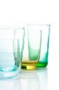 Multi-colored vintage glasses Royalty Free Stock Photo