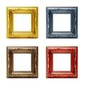 Four different picture frames
