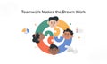 Teamwork Dream Work Royalty Free Stock Photo