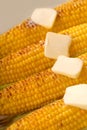 Four ears of roasted corn Royalty Free Stock Photo