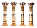 Four Egyptian Pillars