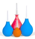 Four enemas Royalty Free Stock Photo